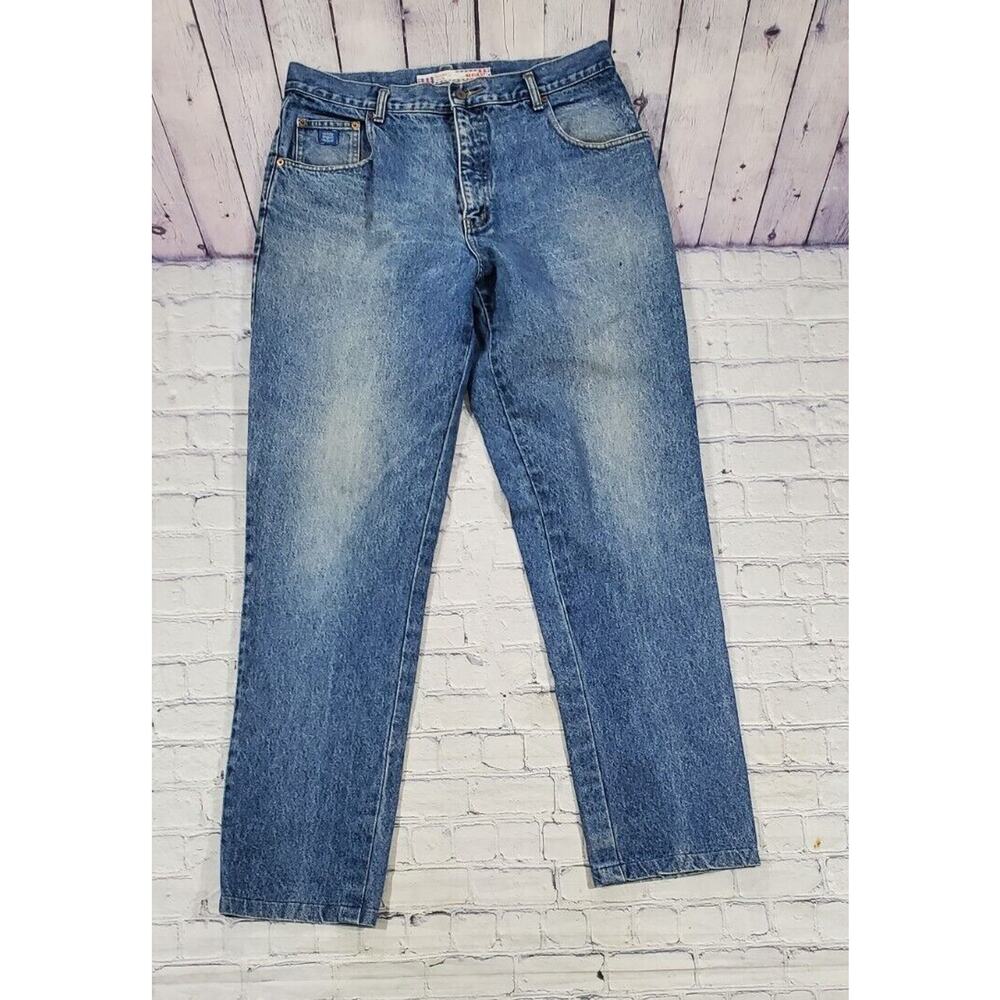 Request Made to Fit 1950 Blue Jeans Classic Denim Baggy 90s Vintage MENS SZ 36